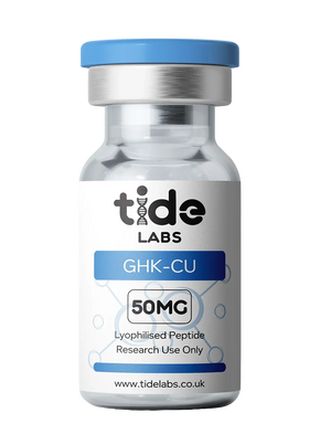 Tide Labs GHK-CU 50mg vial lyophilised peptide for research use only